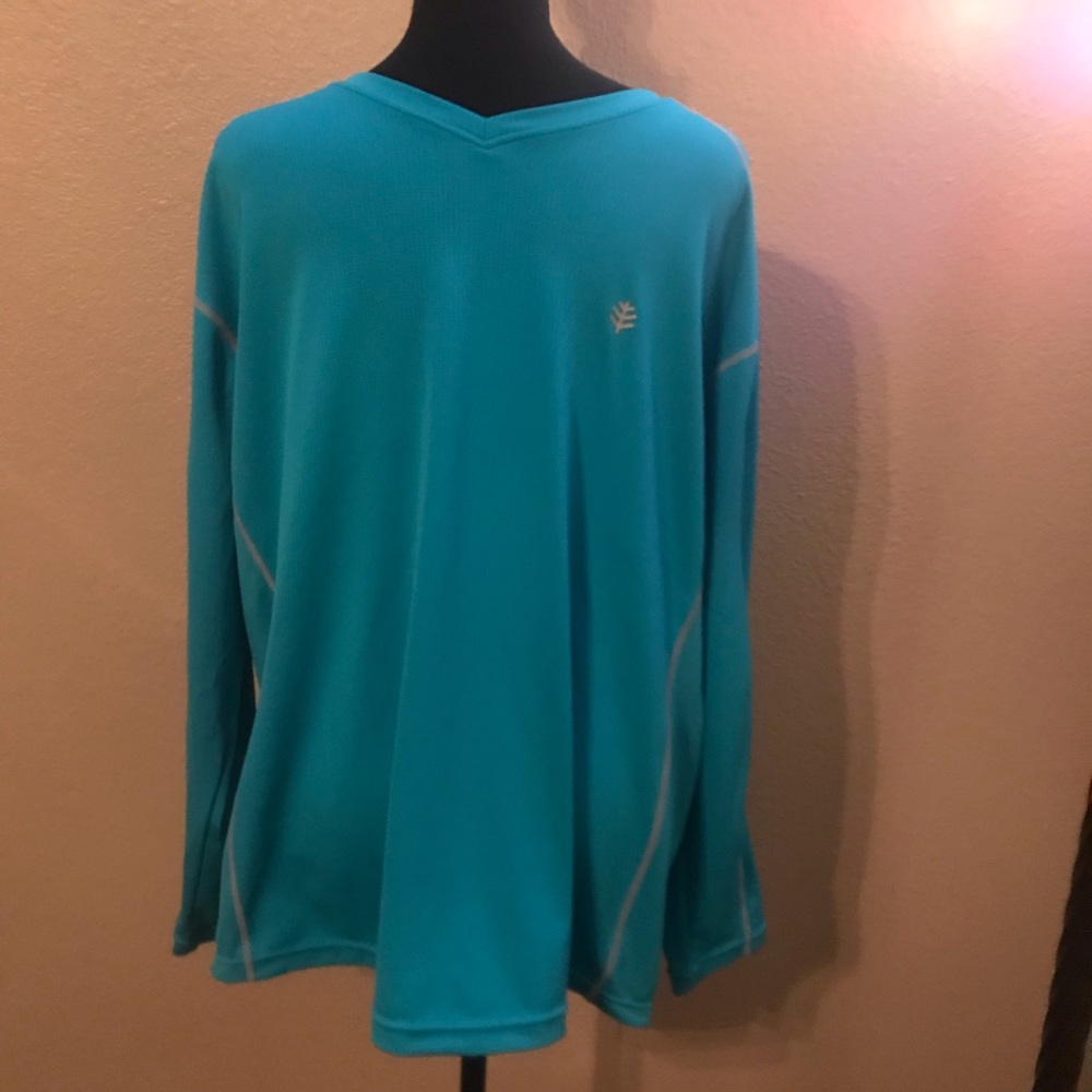 COOLIBAR moisture-wicking UPF 50+ workout shirt!